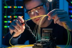 Instalación de fibra óptica de Hanlet Fibra