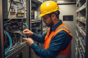 Instalación de fibra óptica de Hanlet Fibra